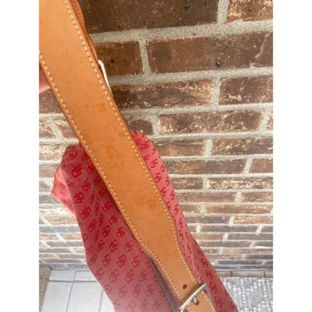 Vintage Dooney & Bourke Signature Monogram Shoulder Bag - Picture 4 of 12